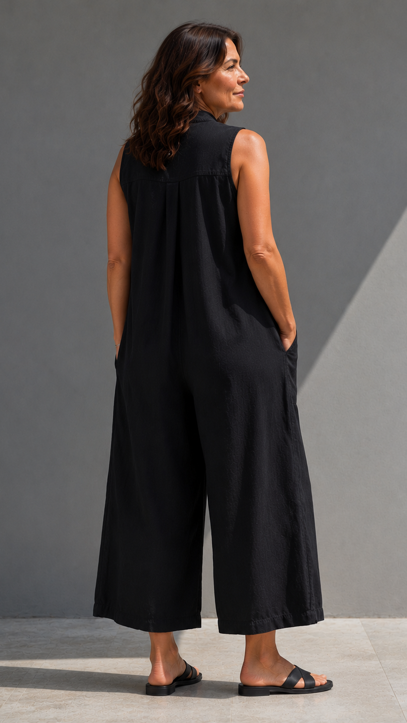 Lotte™ | Minimalistický overal bez rukávů
