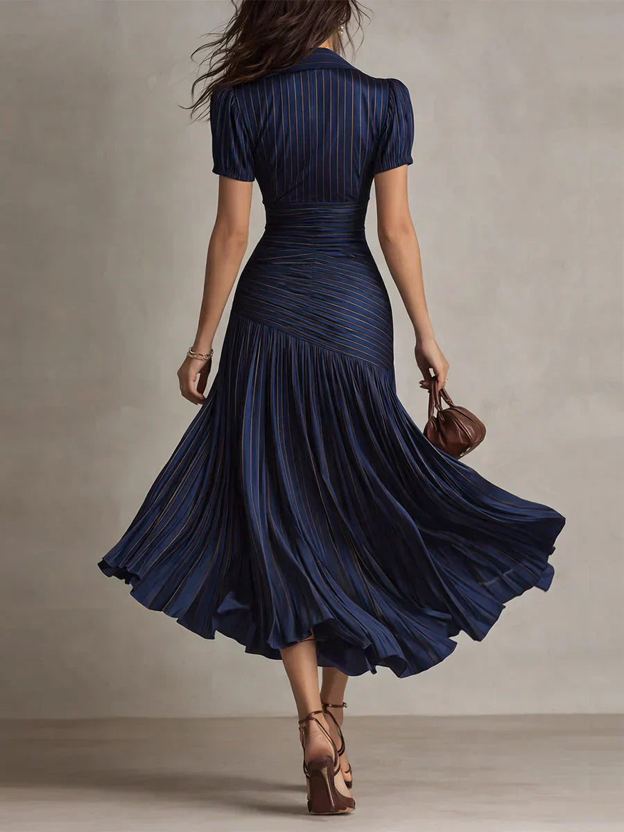 Florence | Elegantní vintage maxi šaty z šifonu
